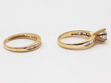 1.50 Ctw Diamonds 14k Yellow Gold 4.0g Ring Set Size 4.25 Do0324rrxde