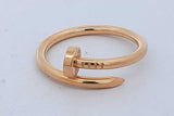 Cartier 18k Yellow Gold Juste Un Clou Ring 9.2 Grams Size 72 Eb1026lprxde
