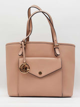 Michael Kors Saffiano Jet Set Medium Saffiano Leather Pocket Tote Bag Sd0126izdu