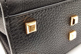 Valentino My Rockstud Black Leather Top Handle Bag Eb0726cxzdu