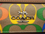 Coach Rowan Limited Edition Pride Satchel In Rainbow Signature Coated Canvas Fw0826lcrdu