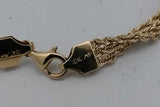10k Yellow Gold Multistrand Rope Bracelet With Diamonds 3.3g 7 Inch Eb0826lxzsa