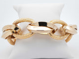 14k Yellow Gold 43.2 Grams Cable Bracelet 10 In Aa0626wzxzsa