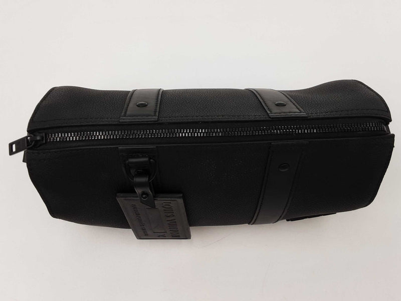 Louis Vuitton Black Calfskin Damier City Keepall Sd0325lxxzdu