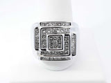 1.56 Cttw Diamond Cluster Ring In 14k White Gold 14.9g Size 9.75 Fw0626lxzxd7
