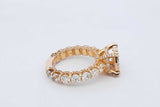 3.96cttw Diamond Ring In 14k Yellow Gold 8.2 Grams Size 7.5 Eb0626oxxzdu