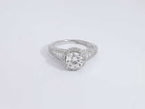 1.02 Cttw Diamond 18k White Gold 3.9 Grams Size 6 Aa0725orxzsa