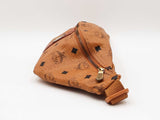 Mcm Patricia Cromer Collection Belt Bag In Cognac Visetos Canvas Fw0926ocrdu