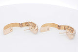 Diamond Hoop Earrings In 14k Yellow Gold 15.5 Grams Eb0426sxzsa