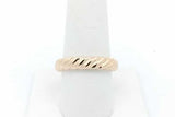 David Yurman 18k Yellow Gold Cable Ring 5.2 Grams Size 8 Eb0626iirsa