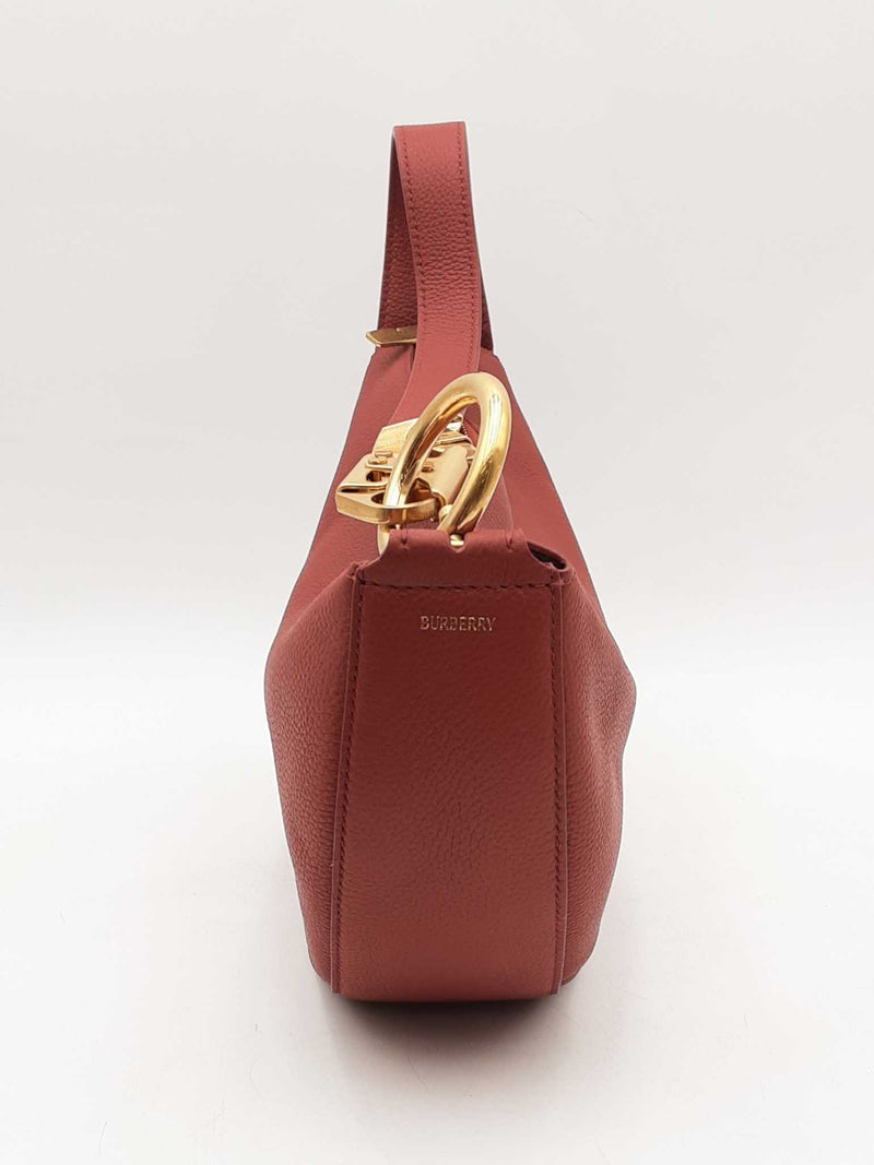 Burberry Red Calf Leather Knight Arc Bag Sd0825wzxsa