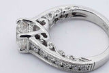 1.67cttw Diamond Wedding Set In 14k White Gold 8.7 Grams Size 4.75 Eb0526lcxzsa