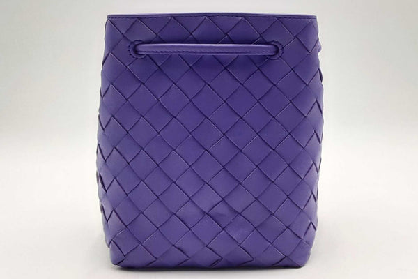 Bottega Veneta Purple Intrecciato Leather Bucket Bag Eb0323lrxzsa