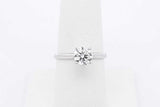 1.0ctw Lab Grown Diamond Solitaire Ring 14k White Gold 2.2g Size 7 Eb1225pocsa