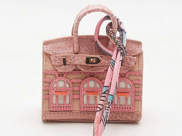 Mini Bag Charm House Pink Aa0825esa