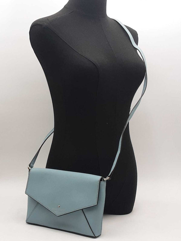 Kate Spade Point Garden Leather Crossbody Blue Aa1124oxsa