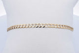 10k Yellow Gold Curb Link Bracelet 2.7 Grams 8 Inch Eb0526llrde