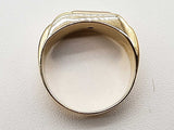 0.05 Carat Diamond 2 Tone Yellow White Gold 5.0g Ring Size 7 Do0426woxde