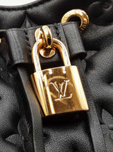 Louis Vuitton Coussin Bucket Bag In Black Monogram Empreinte Leather Fw0726przdu