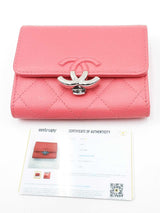 Chanel Quilted Matelasse Pink Wallet Eb0924pxzdu