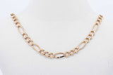 14k Yellow Gold Figaro Chain Necklace 7.6 Grams 21.25 Inch Eb0125wirsa