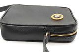 Versace Medusa Black Leather Biggie Crossbody Bag Eb0526lrrde