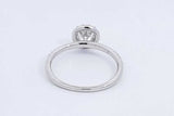 0.9cttw Diamond Ring In 14k White Gold 2.5 Grams Size 7.25 Eb0126rpxdu