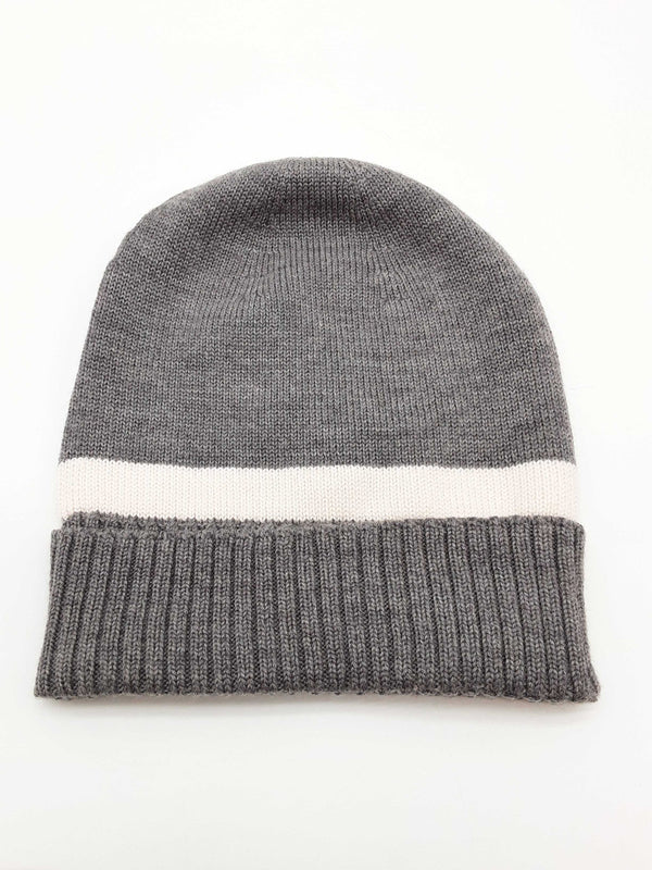 Gucci 494598 4g206 1278 Knit Gray Wool Beanie Size M Do0425oxzde