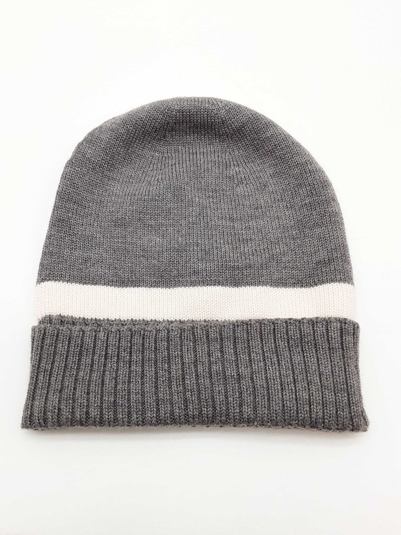 Gucci 494598 4g206 1278 Knit Gray Wool Beanie Size M Do0425oxzde