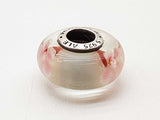 Pandora Pink Cherry Blossom Flower Murano Glass 0.925 Silver 3.3g Charm Do0425cde