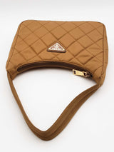 Prada Re-edition Quilted Brown Tessuto Nylon Shoulder Bag Eb0626wxzsa