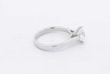 1.29cttw Lab Grown Diamond Ring In 14k White Gold 3.8 Grams Size 6 Eb0326wrxsa