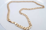 10k Yellow Gold Concave Curb Chain 49.1 Grams 22 Inch Eb1024lxxzsa