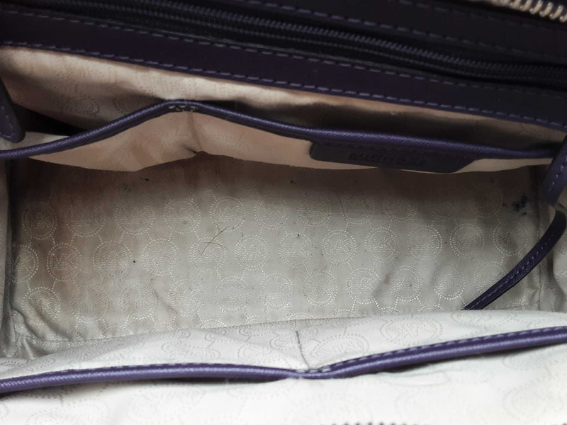 Michael Kors Selma Purple Saffiano Leather Satchel Sd1025wzsa