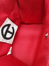 Telfar Mini Red Leather Shoulder Tote Do1026wxde