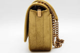 Yves Saint Laurent Quilted Velvet Vicky Crossbody Bag Eb1125cxzde