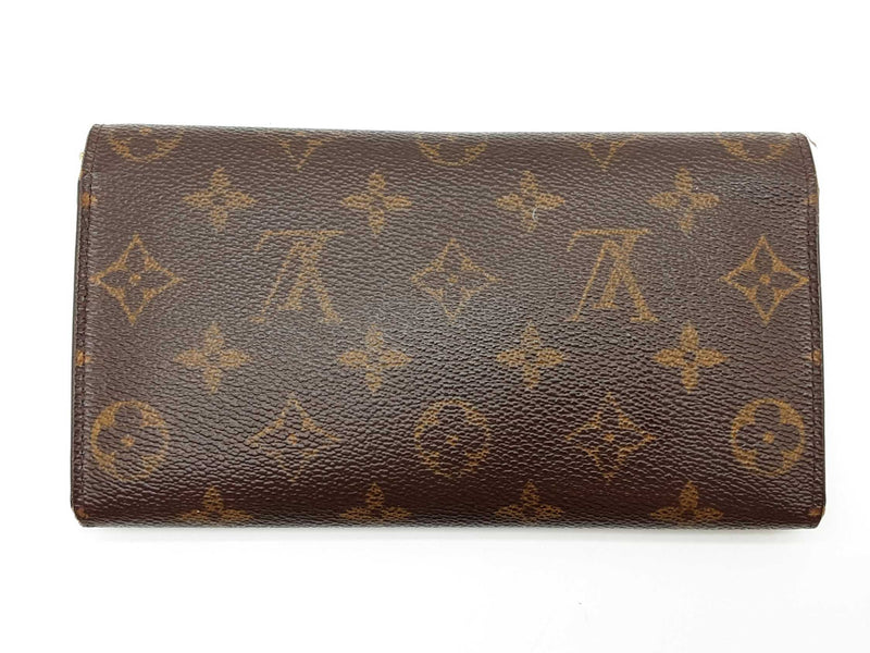 Louis Vuitton Monogram Coated Canvas Wallet Sd0625lrzde