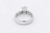 1.2cttw Diamond Ring In 14k White Gold 5 Grams Size 4.75 Eb0126rxzsa