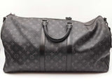 Louis Vuitton Monogram Eclipse Keepall 55 Bandoulière Bag Sd0726rzxdu