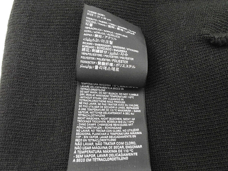 Balenciaga X Adidas Logo Black Knitted Beanie Do1025lrxde