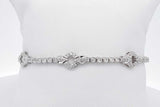 0.9cttw Diamond Tennis Bracelet In 18k White Gold 11.3 Grams 7 Inch Eb0726lxxzsa