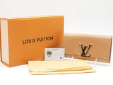 Louis Vuitton Vernis Leather Louise Clutch Beige Aa0126wzxsa