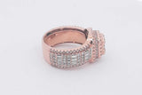 1.68cttw Diamond Ring In 14k Rose Gold 15.5 Grams Size 8.5 Eb0326llxzsa