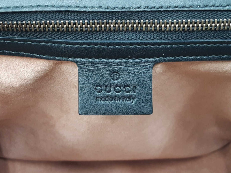 Gucci Bamboo Tropuntata Queen Margaret Leather Multicolor Backpack Fw0825ixzdu