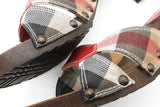 Burberry House Check Wood Mules Size 37 Eb0726lxzde
