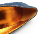 Christian Louboutin So Kate 120 Blue Denim Size 38 Aa0626lrzsa