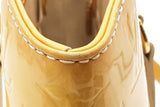 Louis Vuitton Monogram Vernis Yellow Patent Leather Avalon Tote Bag Eb0626oxzsa