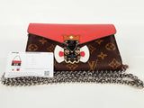 Louis Vuitton Limited Edition Monogram Tribal Mask Chain Wallet Sd0526srzde