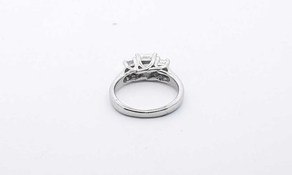 Platinum .73ctw Diamond Ring Size 4.5 Hs1223pxzsa