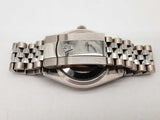 Rolex 36 Datejust Black Dial Diamond Numerals Steel Jubilee Watch Do0126loxzxde